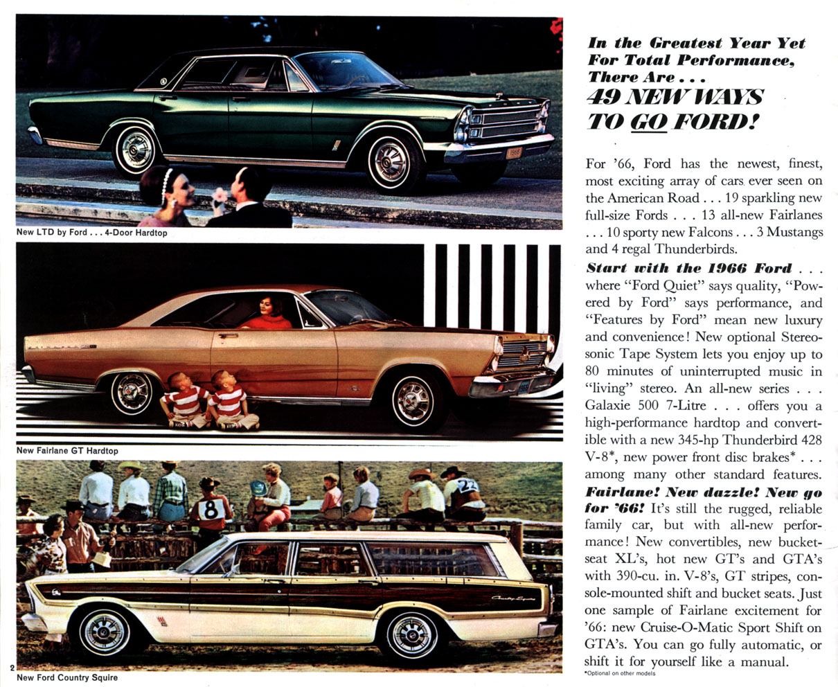 1966 Ford Full-Line Brochure Page 9